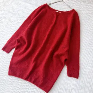 언타이틀 캐시미어 100% 보트넥 돌먼 풀오버 일본제