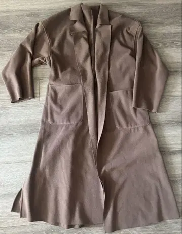 Mysty woman 허리 리본 포함 롱 코트