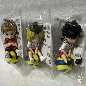 하이큐 피규어 키링 3개 세트