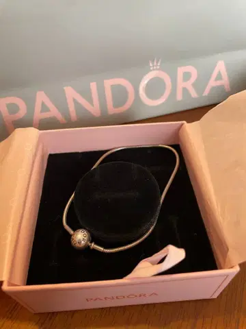 Pandora 실버 팔찌 19cm
