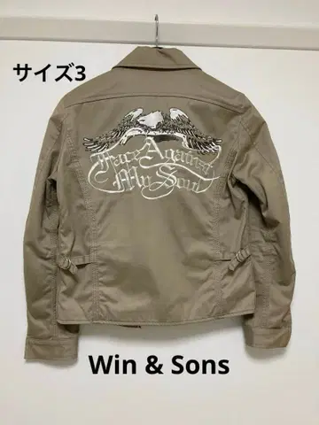 Win & Sons 베이지 자켓 사이즈 3