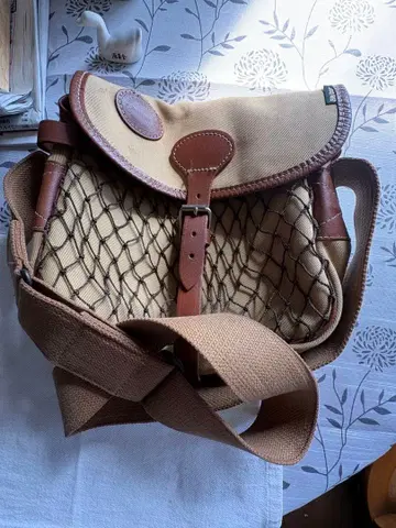 LIDDESDALE 숄더백 베이지 캔버스