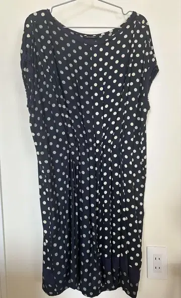 pas de calais 물방울 패턴 반팔 원피스