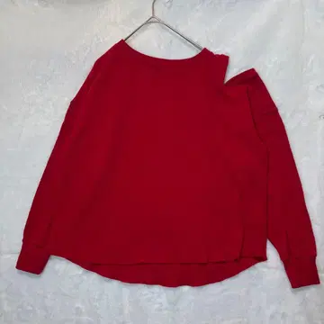 SLOBE citron. 오프숄더 오픈 숄더 레드 빨간색 니트