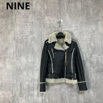 [ NINE ] 택 포함 무스탕 자켓 라이더스