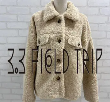새상품급 3.3 FIELD TRIP 보아 자켓 베이지