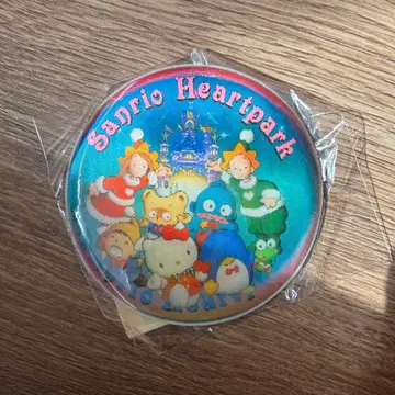 산리오 퓨로랜드 핑 배지 레어 레트로 크리스마스