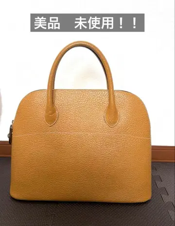 새상품급 YURIE NITANI 핸드백 카멜