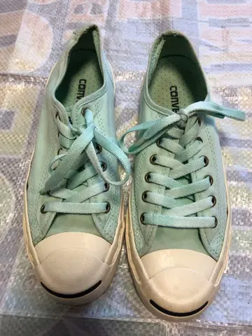 CONVERSE Jack Purcell 민트 그린 스니커즈