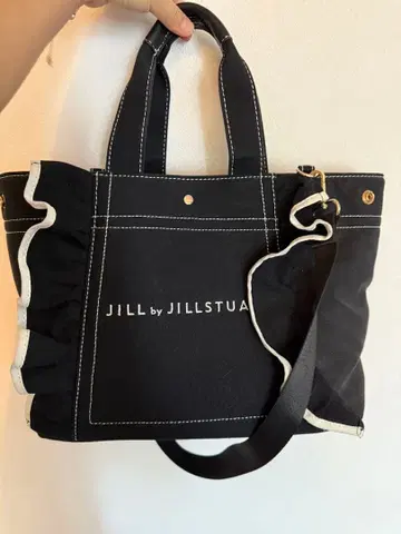 컨디션 최상 JILL BYJILLSTUART 프릴 토트백 대 숄더백