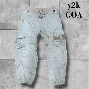 y2k 00y poa cargo pants japanese label