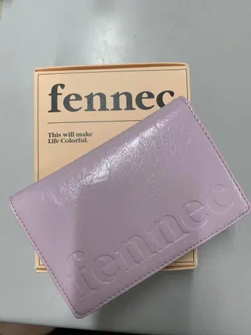 fennec 라벤더 3단 폴더형 지갑