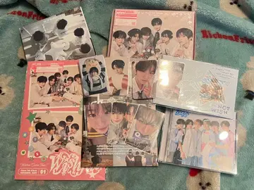 NCT WISH CD 묶음 판매 트레이딩 카드 케미 트레이딩 카드 7장