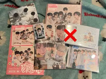 NCT WISH CD 묶음 판매 트레이딩 카드 케미 트레이딩 카드 7장