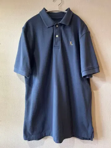 L.L.Bean 블루 그레이 피케 셔츠 원 포인트