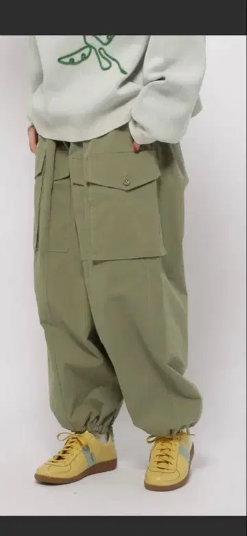 니코앤드 더블 포켓 밀리터리 팬츠 L