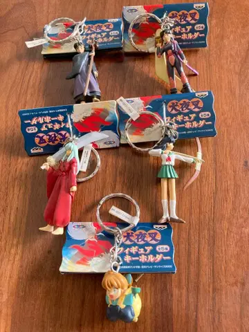 이누야샤 피규어 키링 5종 세트 컴플리트