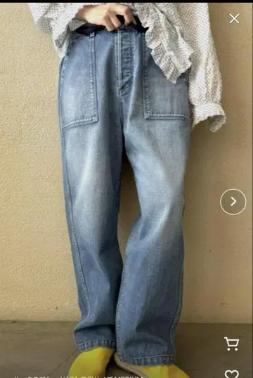 js luxe 12OZ 데님 베이커 팬츠