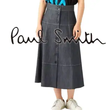 Paul Smith 폴스미스 데님 라이크 스커트 A라인 다크 네이비 40
