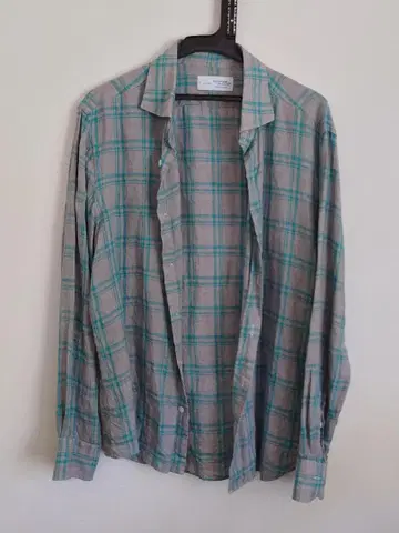 새상품급 maker's shirt 카마쿠라 호리존탈 칼라 린넨 셔츠 41