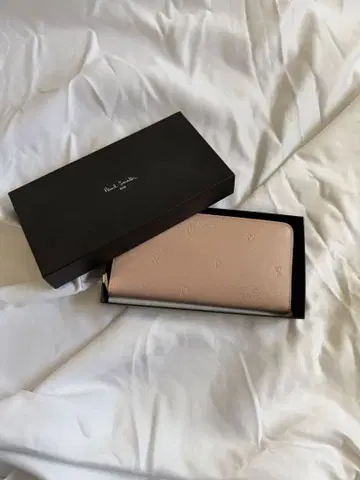 폴 스미스 핑크 장지갑 하트 무늬