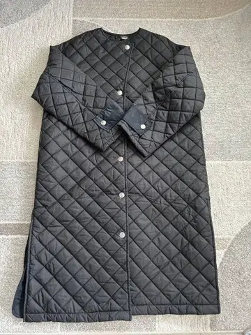 whip staff 블랙 퀼팅 자켓