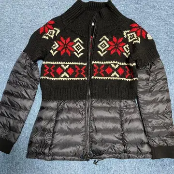 MONCLER 노르딕 스웨터 다운 자켓