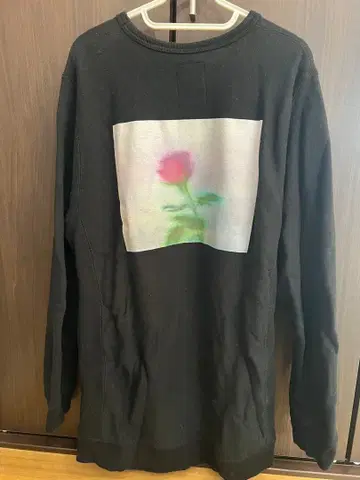 CHALLENGER 블랙 장미 프린트 XL