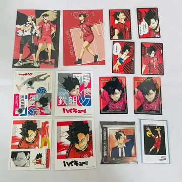 하이큐 쿠로오 테츠로 포스카 보드게임 배구원 포토카드 & 스티커