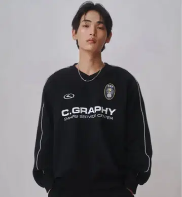 code graphy 네이비 트레이닝복