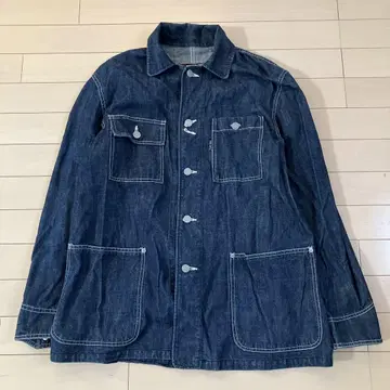 10.27 SKULL SHIT 스컬시트 데님 커버올 네이비 M