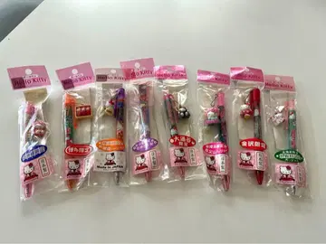 [ 미사용 새상품 ] 지역 한정 헬로키티 볼펜 8개 세트 일본제