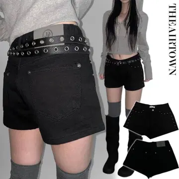 THEAIRTOWN astralballshorts 블랙 숏팬츠