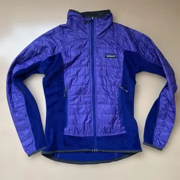 Patagonia 보라색 풀 지퍼 자켓