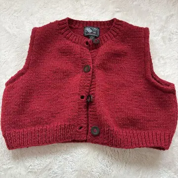 Sea Room Lynn 빨간색 니트 베스트 FREE