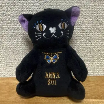 ANNA SUI 검은 고양이 봉제 인형 키링
