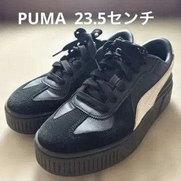 PUMA 카르멘 T2 블랙 스니커즈 23.5cm 와타나베 쇼타 박스 있음