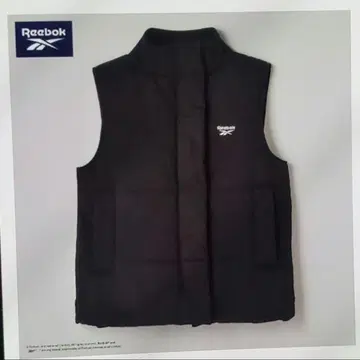 한정판 SALE Reebok 블랙 다운 베스트