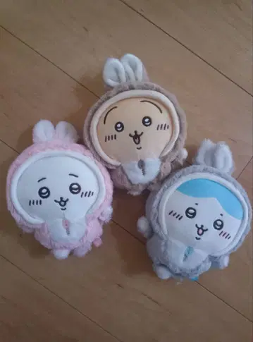 치이카와 (먼작귀) 십이지신 봉제 인형 토끼띠 3개 세트