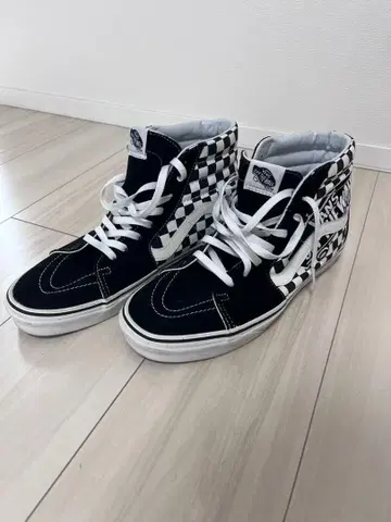 VANS Sk8-Hi 블랙/화이트 체커