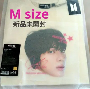 공식 RUNSEOKJIN T-Shirt 얼굴 셔츠 BTS JIN