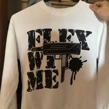 Flexwitme 맨투맨 flex wit me 사이즈 S 화이트