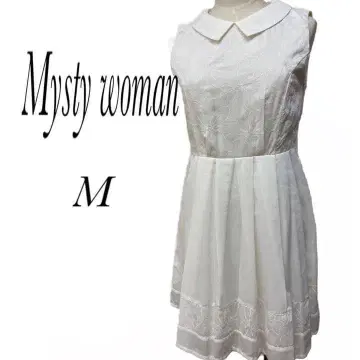 Mysty woman 자수가 예쁜 원피스 M 새상품급