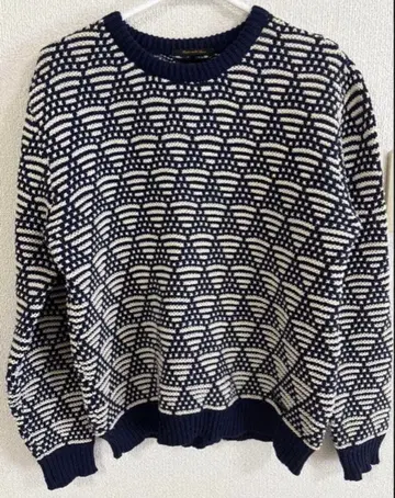 SCOTCH&SODA 총무늬 크루넥 니트 남성용 S