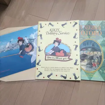 마녀 배달부 키키 이웃집 토토로 노트 책받침 지브리