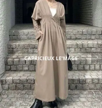 CAPRICIEUX LE'MAGE 허리 턱 원피스