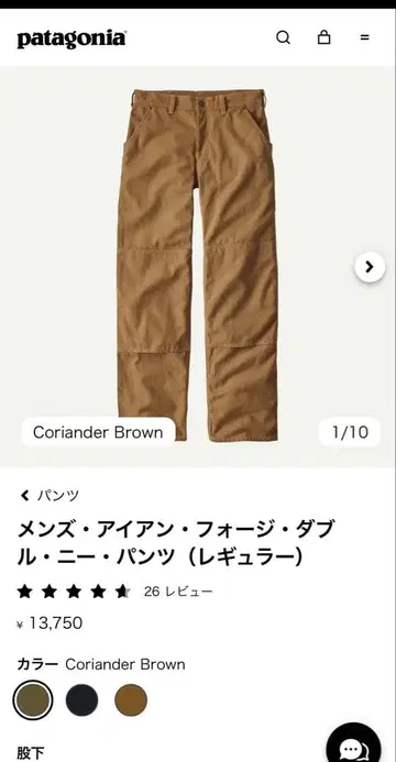 Patagonia 아이언포지 더블니 팬츠 31인치