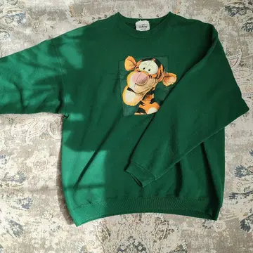 디즈니 티거 맨투맨 그린 90,S USA제