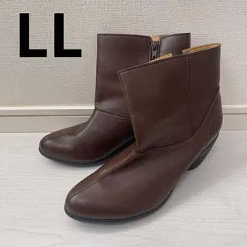 리게타 숏 부츠 7cm 브라운 LL 25~25.5