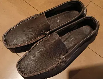 Kitamura 가죽 모카신 플랫슈즈 사이즈 23cm